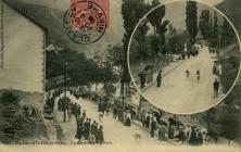 Souvenir de la Fête de Serres, les courses à bicyclettes