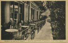Terrasse du Café de la Bourse, Maurice GAUTIER propriètaire